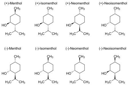 Menthol crystal